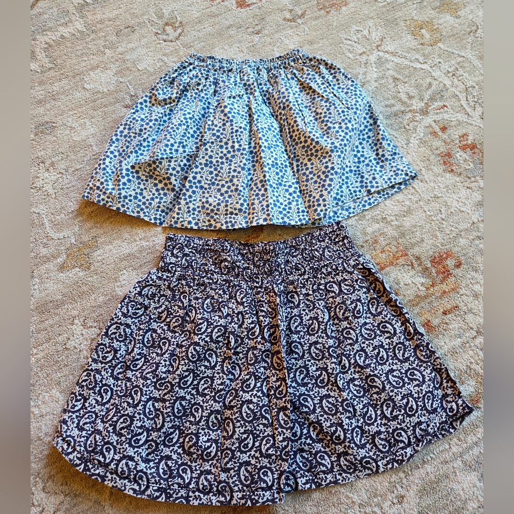 Bundle of 2 toddler girl skirts